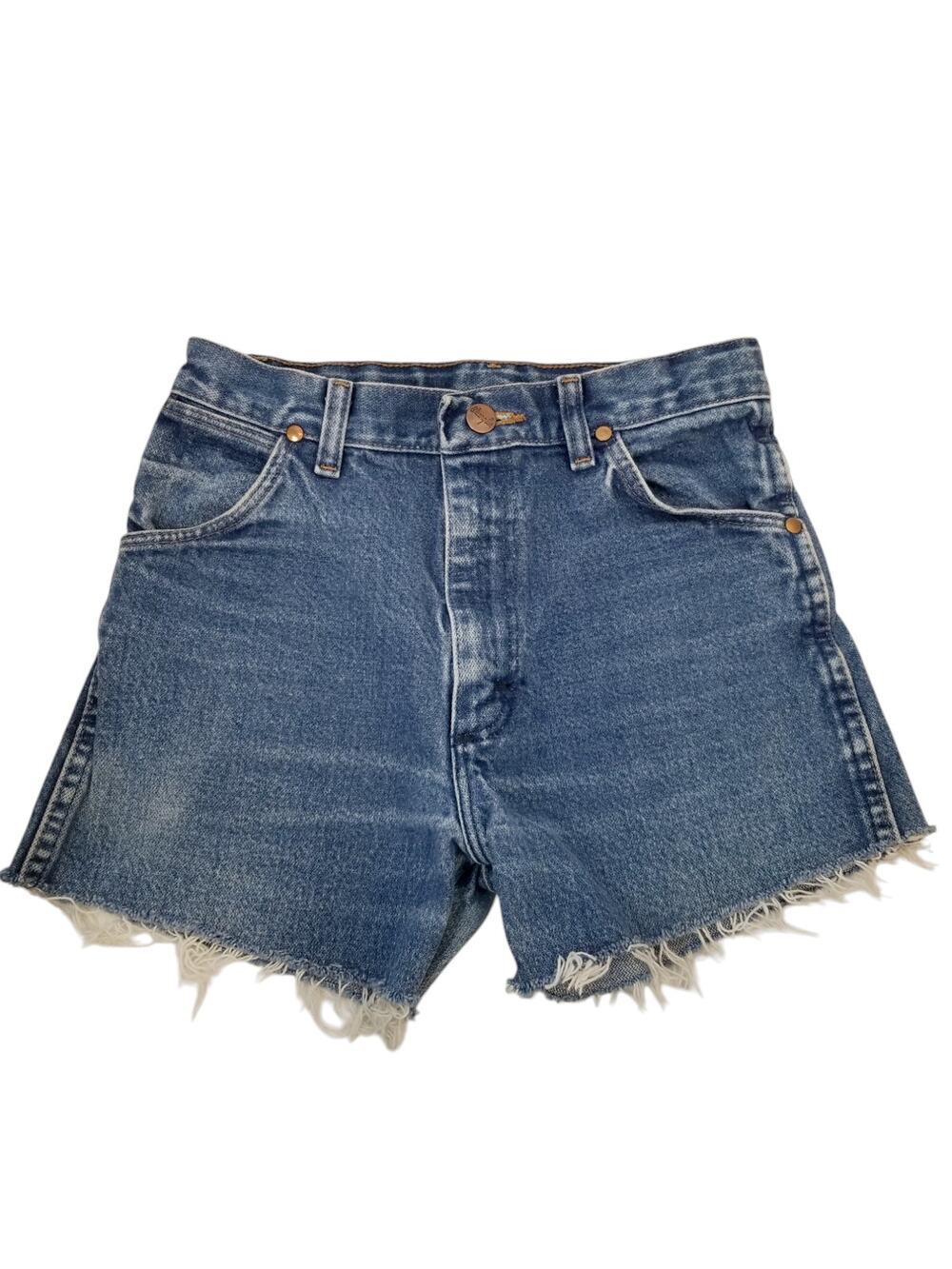 Wrangler DIY Women's Cut Off Denim Jean Shorts Rodeo Cowgirl Size 0 /25